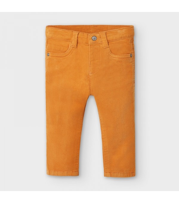 Pantaloni orange raiati lungi slim fit bebe baiat MAYORAL 502 MY-PL118Y