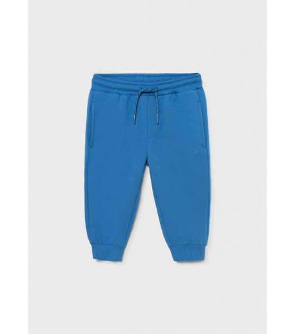 Pantaloni albastri lungi plus cardati basic bebe baiat 00704 MYPL01Y