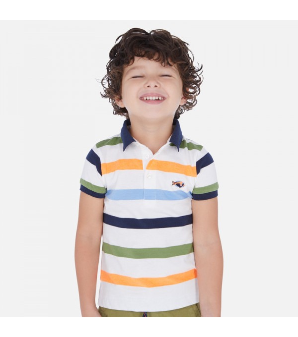 Tricou polo dungi Mayoral MY-BL40P