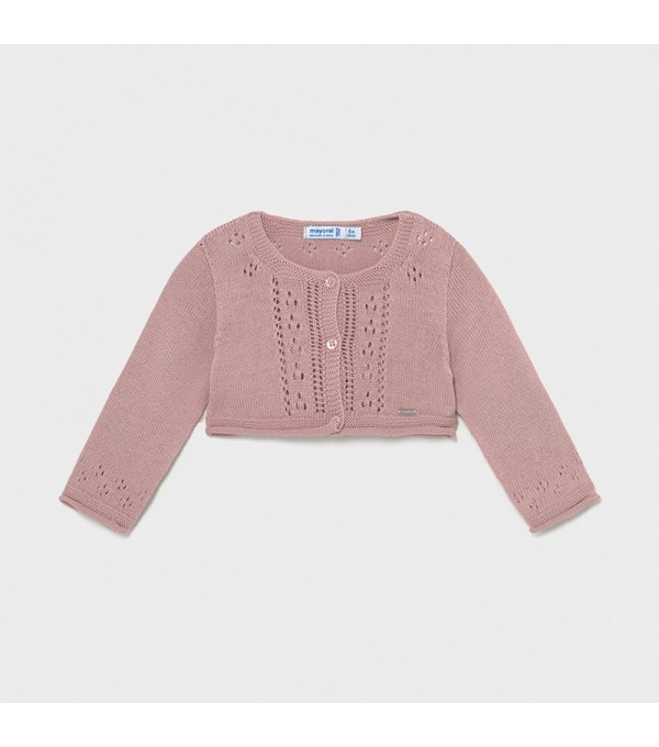 Bolero roz-pal tricot fetita Mayoral My-bo03x