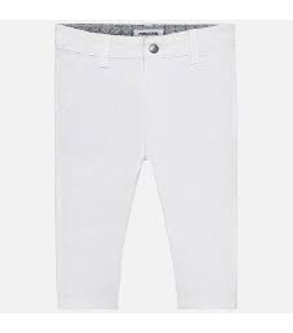Pantaloni albi baietei Mayoral 00522 MY-PL03P