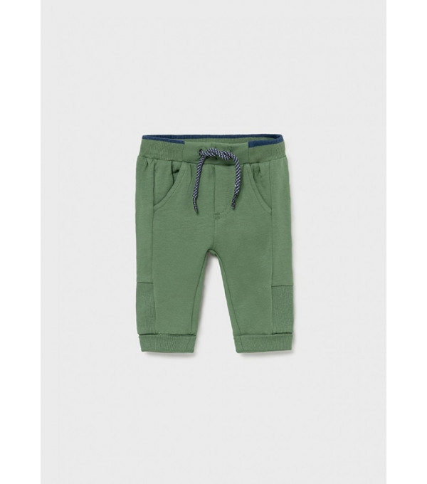 Pantaloni verde lungi plus basic nou-nascut baiat 719 MY-PL05Y