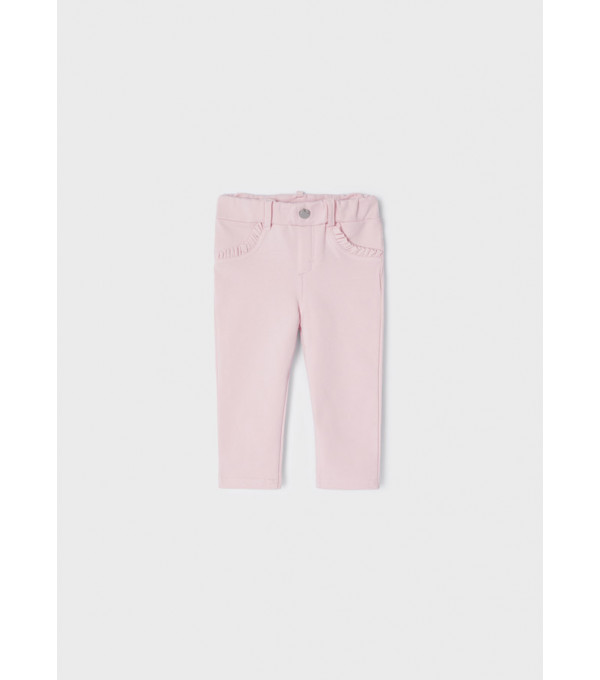 Pantaloni rozi de plus pentru bebe 560 MAYORAL MY-PL22M