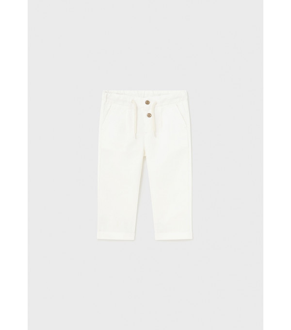    Pantaloni albi chino relaxed in bebe 1541 MY-PL08T