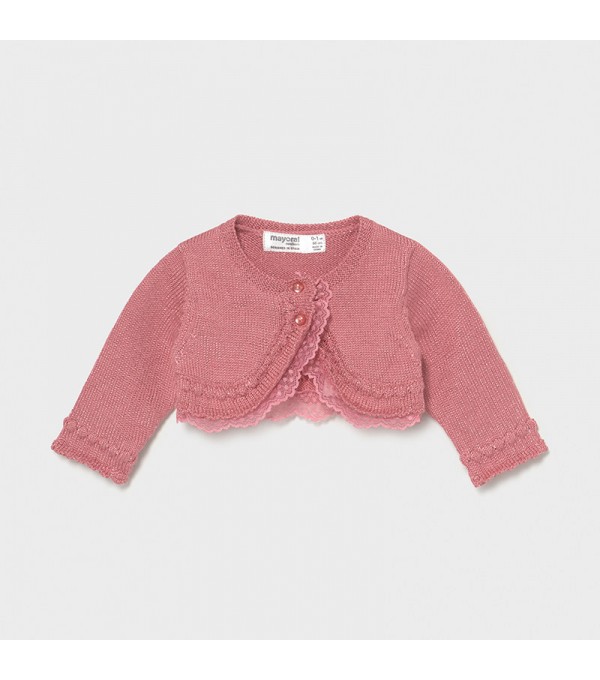 Bolero roz-pal tricot fetita Mayoral My-bo02x