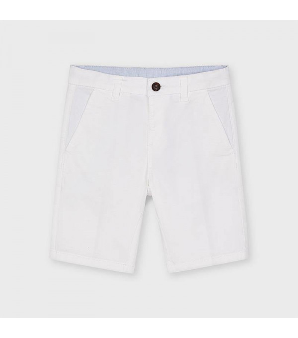 Pantaloni albi scurti chino baiat 00202 MY-PS33X