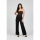 Pantaloni negri wide leg (curea inclusa) IT-PL18F
