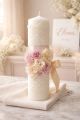 Lumanare cu detalii roz NB-LUMANARE01V 1219