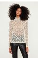 Bluza din dantela crem deschis IT-BL28F