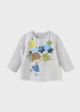 Tricou cu maneca lunga bebe fata de la 6 la 36 Luni 2085 MY-BL40Y