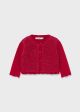 Cardigan rosu tricot combinat bebe fata MAYORAL 2386 MY-G31Y