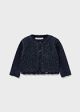 Cardigan bleumarin tricot combinat bebe fata MAYORAL 2386 MY-G31Y