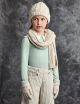 SET BEJ CACIULA-ESARFA JACQUARD 05909 AB-SET02Y