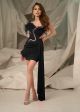 ROCHIE SCURTA NEAGRA CU TRENA MEXTON MEXR10509A