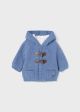 Jacheta bleu tricot cu gluga pentru nou-nascut MAYORAL 2392 MY-G18M