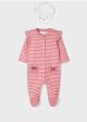 Pijama roz cu dungi pentru nou-nascut ECOFRIENDS MAYORAL 2609 MY-SET09M