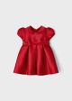 Rochie rosie tafta pentru bebe 2944 MY-R05M