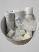 Trusou complet alb cu fluturasi NB-TRUSOU1X