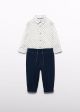 Set bleumarin pantaloni pique baiat ABEL&LULA 5705 AB-CS06P