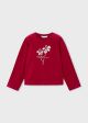 Bluza rosie cu flori fata MAYORAL 178 MY-BL03F