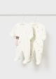 Pijama ivory imprimeu fetita nou-nascut MAYORAL 2703 MY-PIJA05F