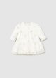 Rochie alba tul nou-nascut MAYORAL 2817 MY-R22F