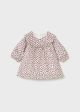 Rochie catifea cu imprimeu cirese nou-nascut MAYORAL 2822 MY-R06F