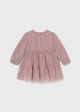 Rochie roz tul pentru bebe MAYORAL 2907 MY-R09F