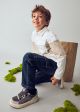 Blugi denim inchis cargo baiat MAYORAL 4563 MY-BG02F