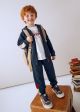 Trening bleumarin cu bluza alba baiat MAYORAL 4805 MY-TRG12F
