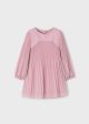 Rochie roz cu pliuri fata MAYORAL 4922 MY-R14F