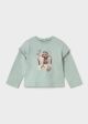 Bluza cu broderie bebe bleu MAYORAL 2088 MY-BL63Z