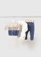 Set pantaloni cu botosei nou-nascut  bleumarine MAYORAL 2502 MY-SET28Z