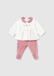  Set roz pantaloni cu botosei nou-nascut MAYORAL 2512 MY-SET05Z