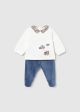 Set pantaloni cu botosei albastru MAYORAL 2520 MY-SET11Z