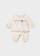 Set crem pantaloni nou-nascut fetita MAYORAL 2756 MY-SET03Z