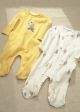 Set pijamale nou-nascut alb cu animalute MAYORAL 2767 MY-PIJA10Z