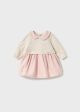 Rochie din tricot roz combinata nou-nascut MAYORAL 2801 MY-R06Z