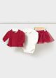 Set jacheta si fusta rosu nou-nascut fetite MAYORAL 2811 MY-CS01Z