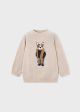 Pulover baieti bej cu imprimeu MAYORAL 4306 MY-PLV03Z