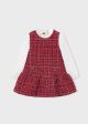 Rochie fetita cu carouri rosieMAYORAL 4929 MY-R17A