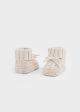 Botosei bebe tricot crem cu fundita MAYORAL 9167 MY-BOT01Z