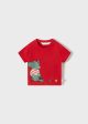 Tricou rosu maneca scurta ECOFRIENDS baiat MAYORAL 1094 MY-BL50C