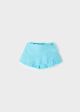 Pantaloni albastri scurti volanase ECOFRIENDS bebe fetita 1235 MY-PS03C
