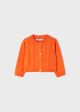 Cardigan portocaliu tricot basic ECOFRIENDS bebe fetita 1358 MY-BL120C