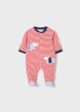 Pijama dungi rosii ECOFRIENDS nou-nascut baiat 1634 MY-BD18C