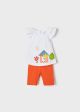     Set leggings ECOFRIENDS nervuri bebe fetita 1724 MY-CS39C