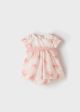 Rochie imprimeu floral roze new born fata 1869 MY-R25C