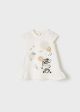 Rochie ivory zebra bebe fetita 1924 MY-R29C