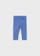 Pantaloni slim fit albastri din bumbac sustenabil pentru bebe 0506 MY-PL01V